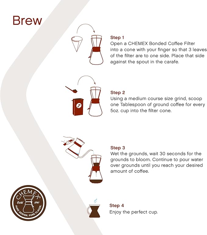 Chemex CM-1C Cafetera - 3 Tasses