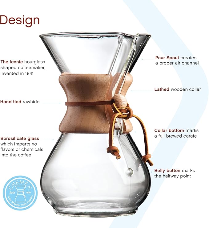 Chemex CM-6A Cafetera - 6 Tasses
